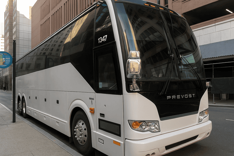 a Apex Minibus Company coach bus
