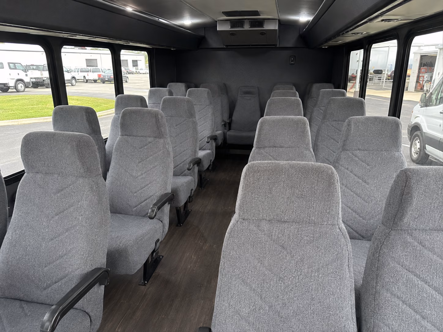 apex 18 passenger minibus inside