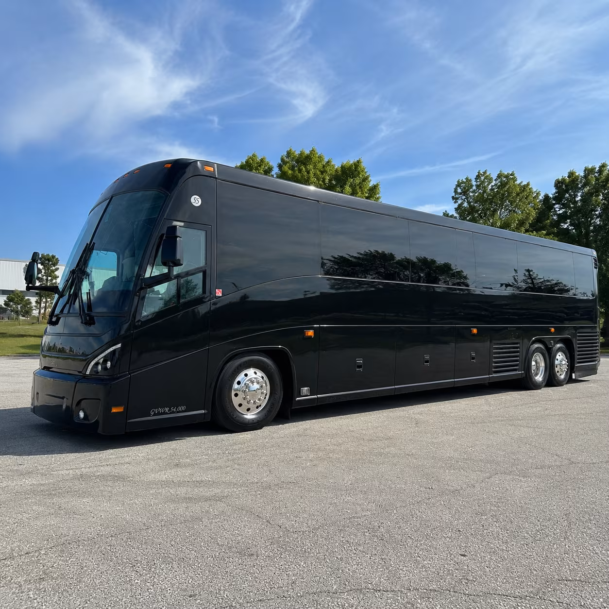 apex 47 passenger charter bus