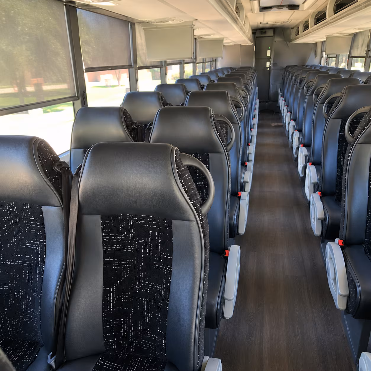 apex charter bus inside