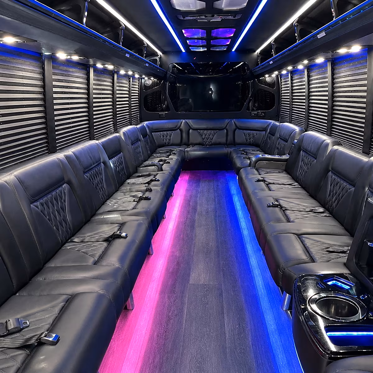 apex party bus interior