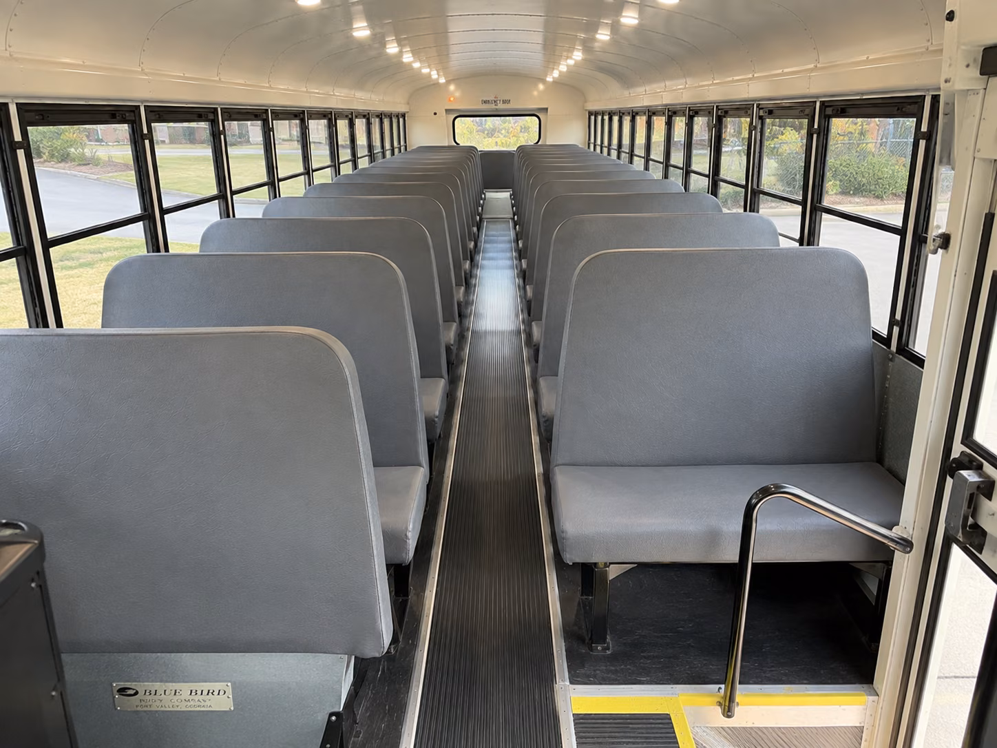 apex school bus inside