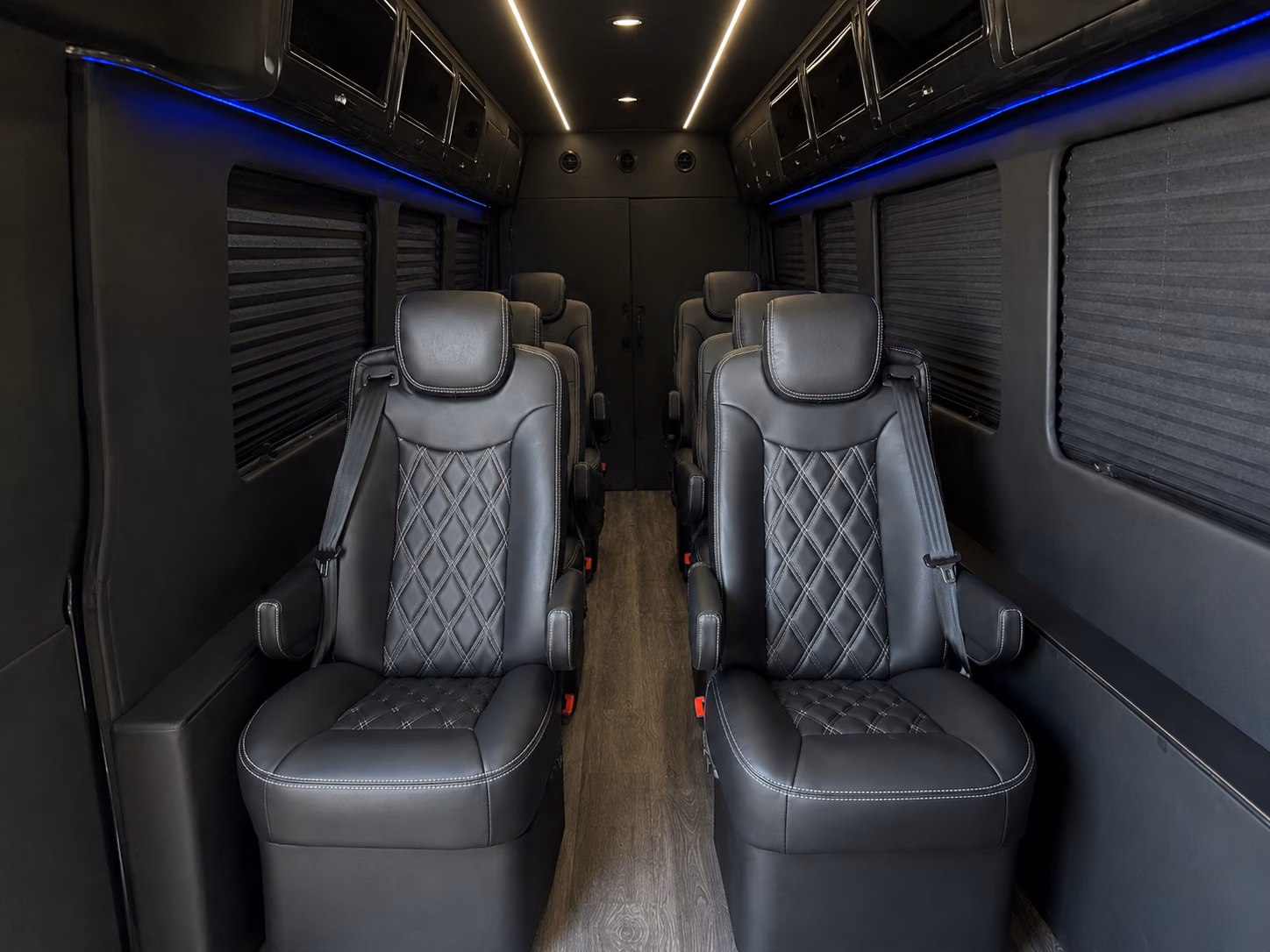 apex sprinter van with driver inside