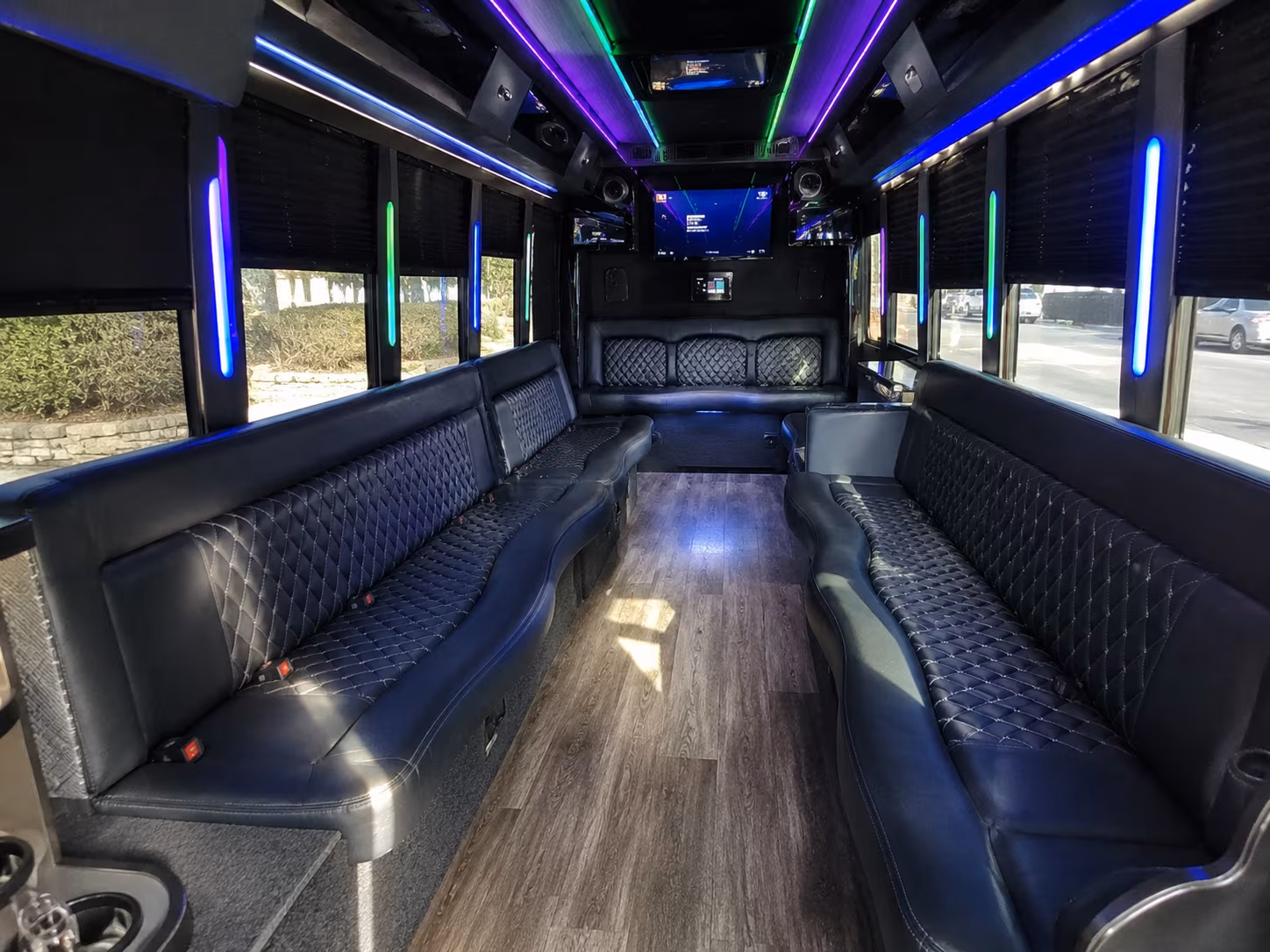 buses for multi day trade shows at the raleigh convention center and cary s embassy suites