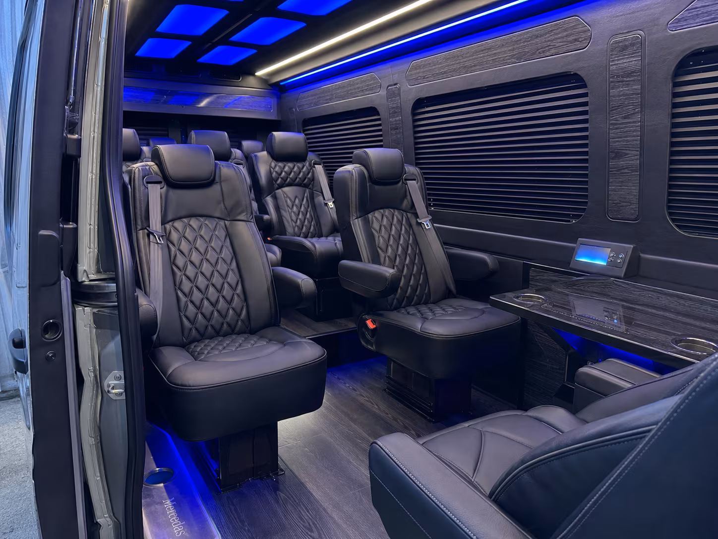 sprinter van transportation for groups and events across apex